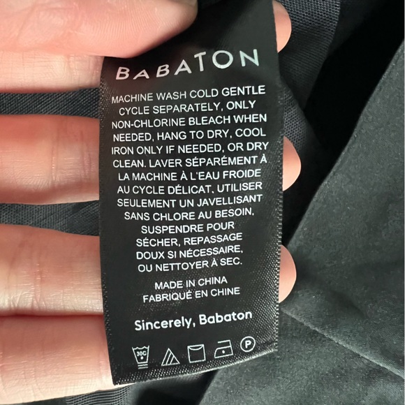 Aritzia- Babaton Mini Satin Black Dress Size 4 - Picture 8 of 10